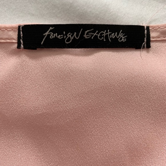 Foreign Exchange peplum blush pink 3/4 sleeve - Picture 3 of 3